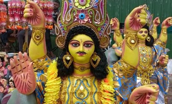 Recession : Low sales of Viswakarma idols in Tripura markets